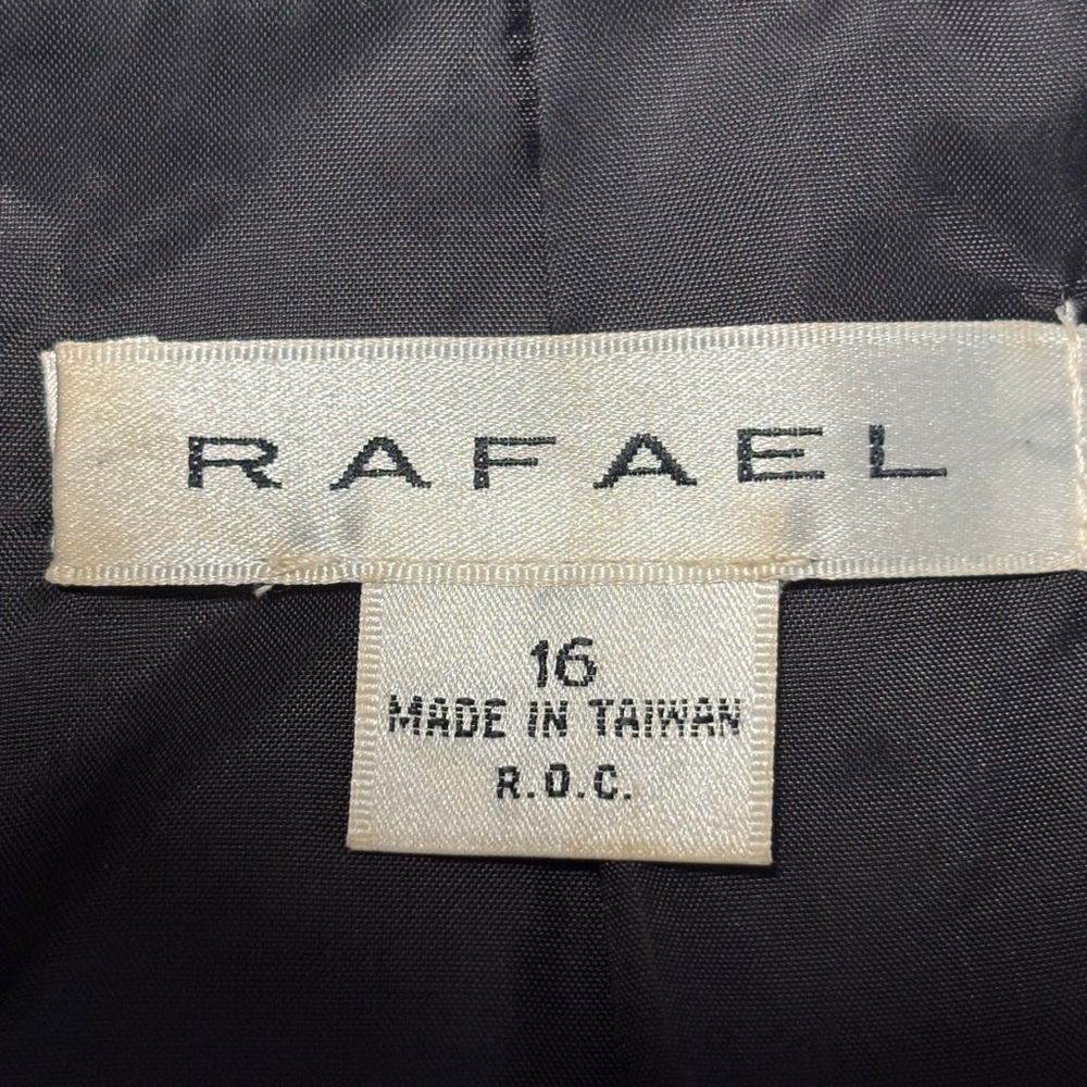 Vtg Rafael Metallic Button Up Jacket Or Top 16 Fi… - image 7